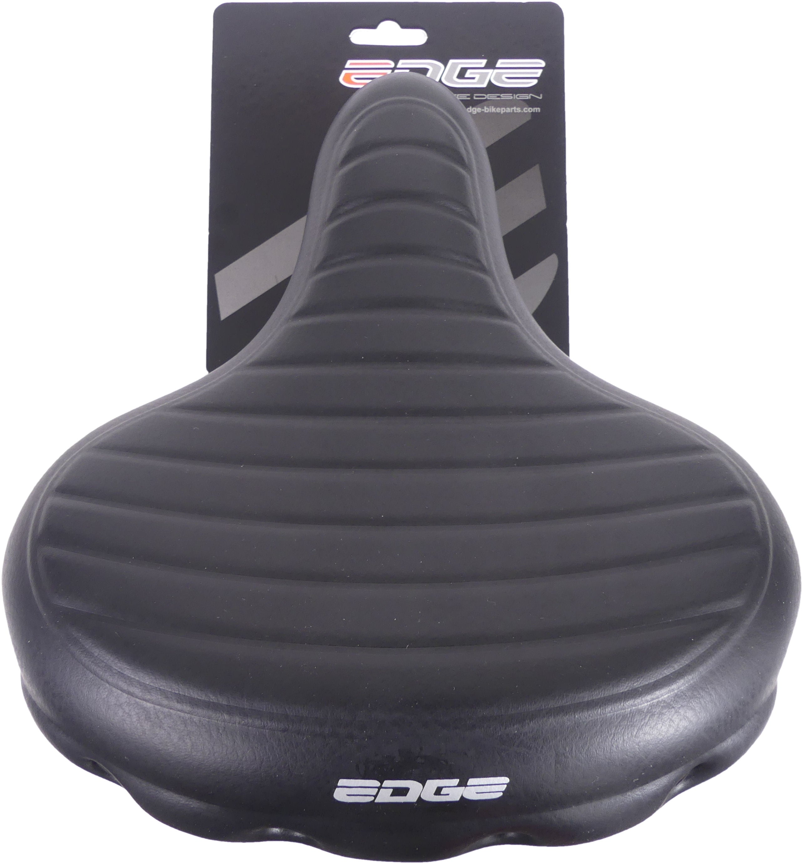 Edge Fahrradsattel Urban XL Wave - Schwarz