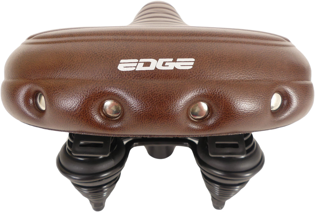 Fahrradsattel Edge Urban XL Wave - braun