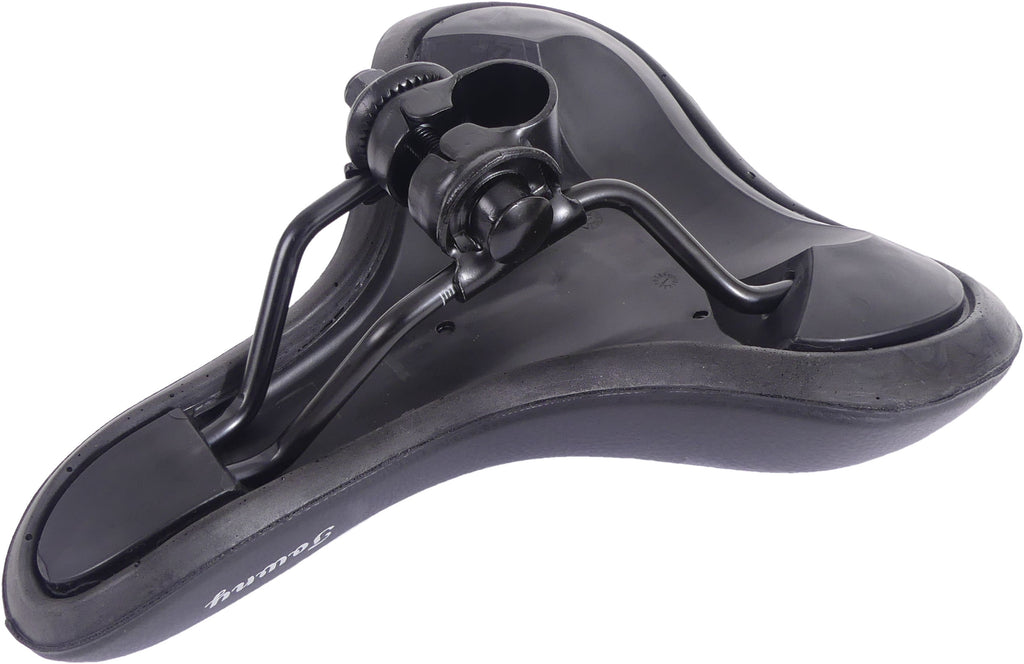 Edge Towny Fahrradsattel mit Memory-Schaum – schwarz