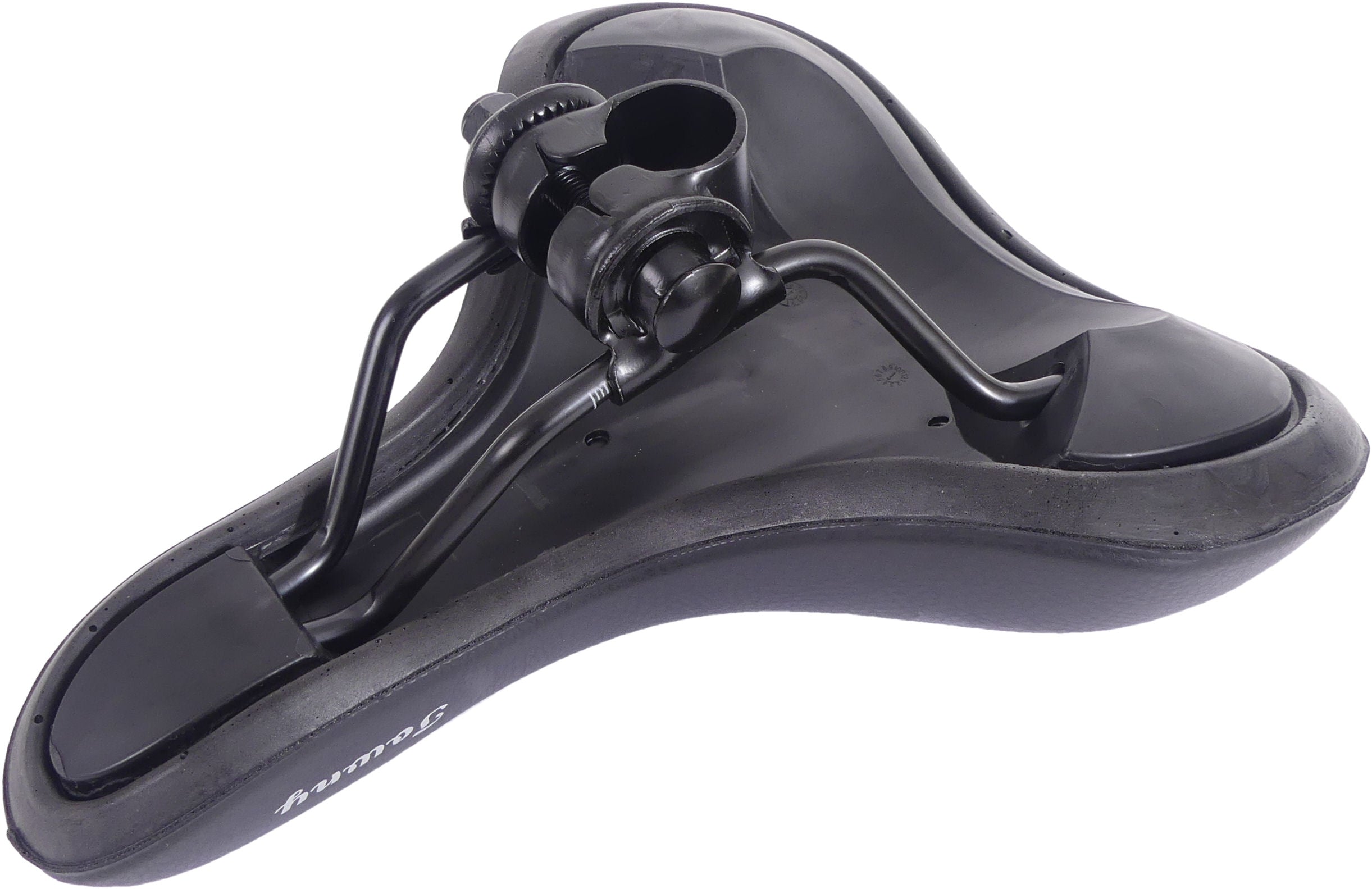 Edge Towny Fahrradsattel mit Memory-Schaum – schwarz