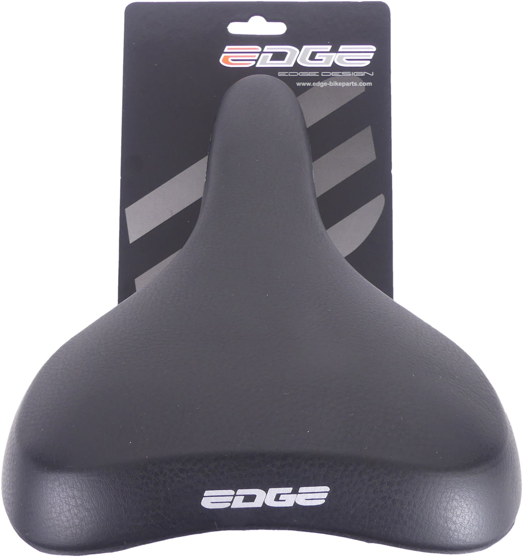 Edge Towny Fahrradsattel mit Memory-Schaum – schwarz