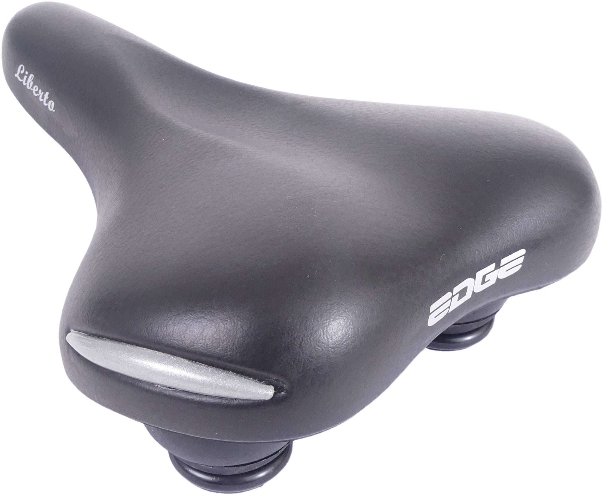 Edge fietszadel liberto - zwart (werkplaatsverpakking)