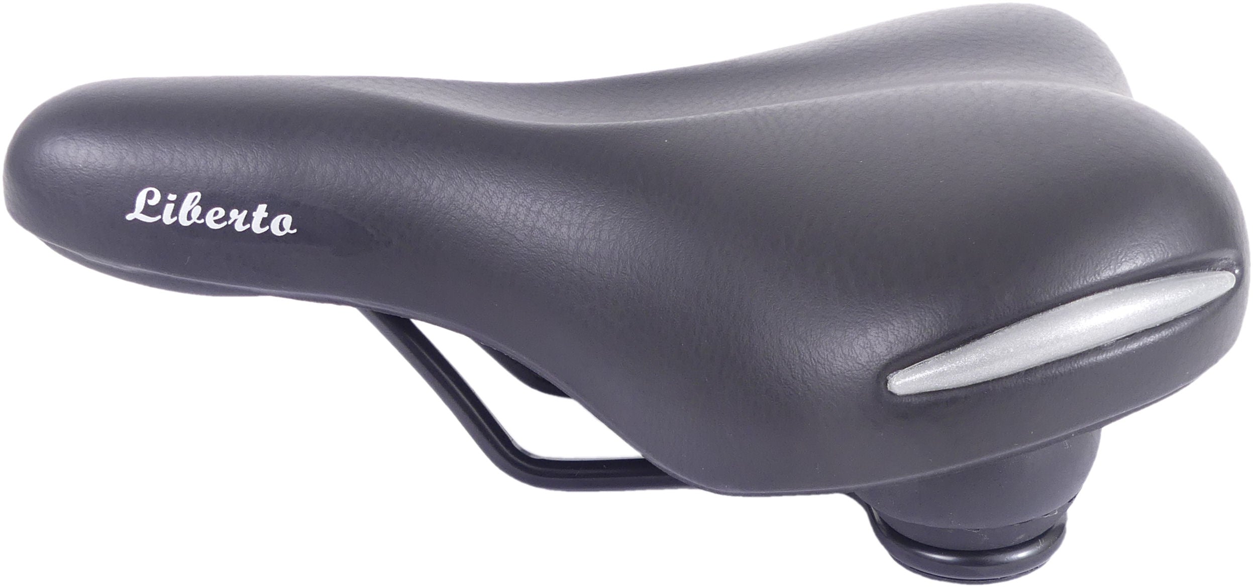 Edge fietszadel liberto - zwart (werkplaatsverpakking)