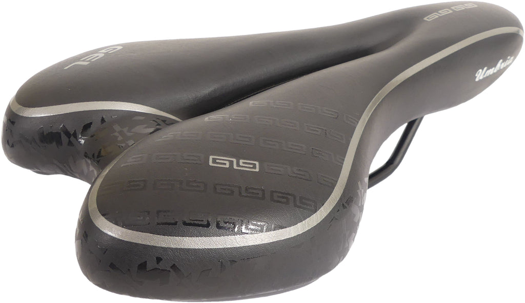 Fietszadel Edge Umbria Gel - zwart