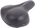 Edge fietszadel city soft incl. zadelstrop - zwart