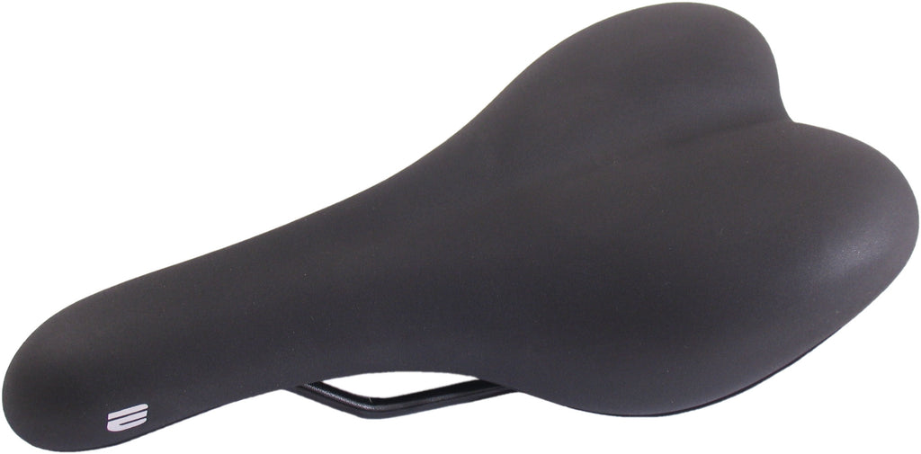 Edge fietszadel sporty - zwart (op kaart)