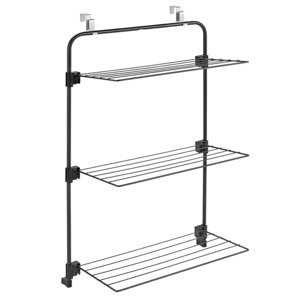 Tomado metaltex gale droogrek 11 m drooglijn 57x31x98 cm zwart