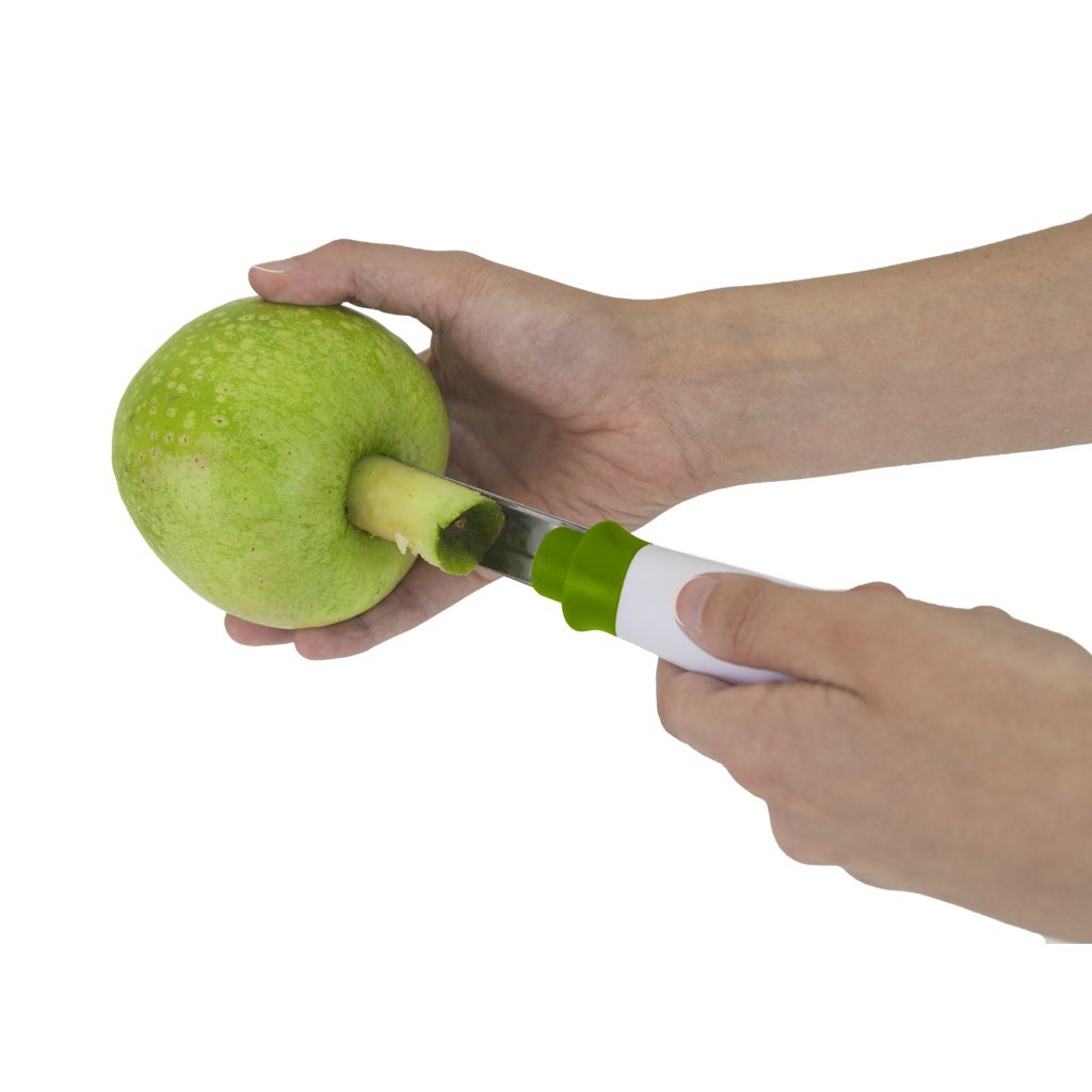 Metaltex Mrs. Apple Apfelbohrer weiß grün Edelstahl