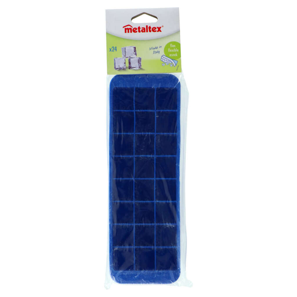 Metaltex ijsblokjes maker rubber blauw