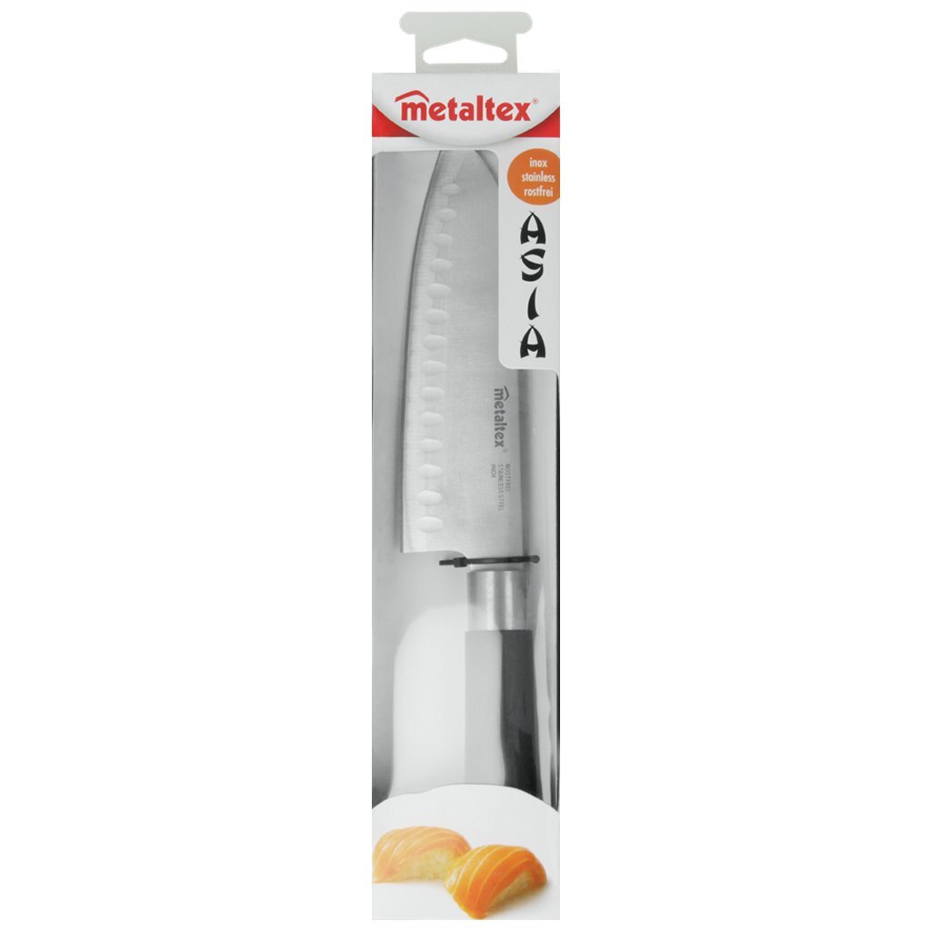 Metaltex asia santokumes 30 cm zwart rvs