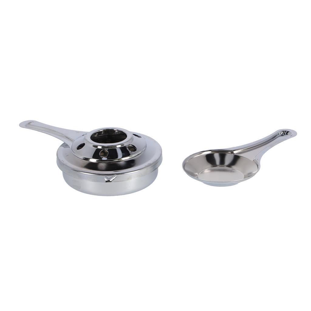 Metaltex fondue brander 16 cm rvs