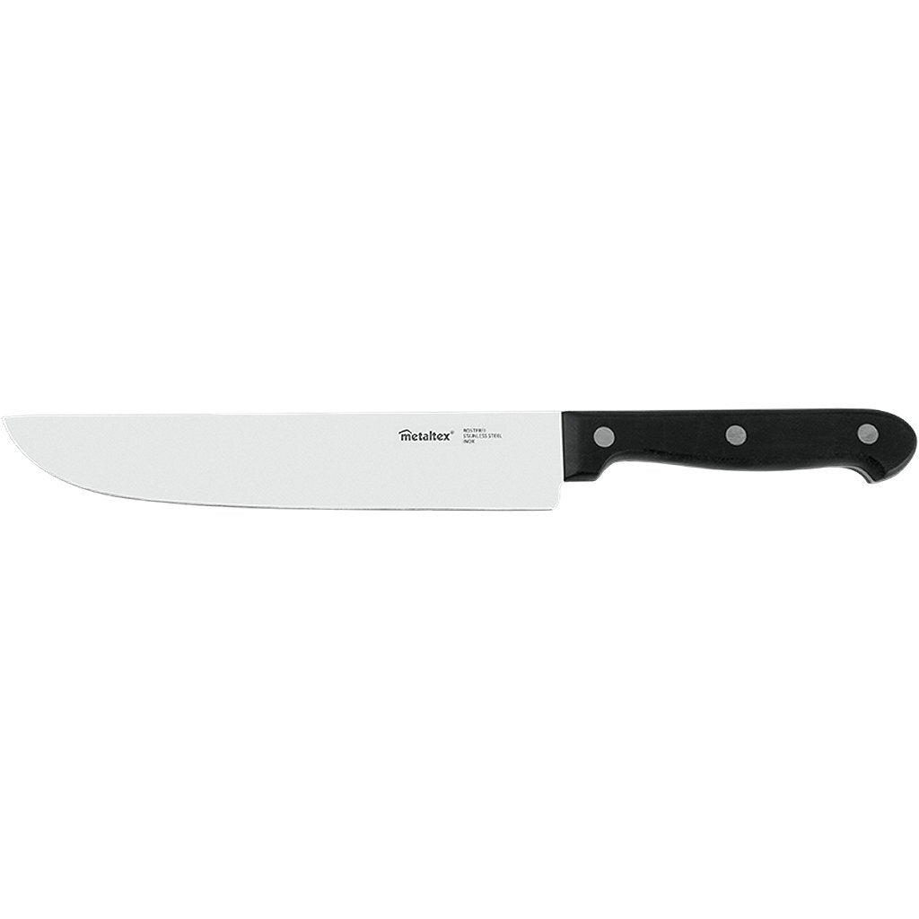 Metaltex Profi-Kochmesser 31 cm schwarzer Edelstahl