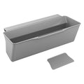 Metaltex Clean Tex Küchenabfalleimer 35x16x13 cm grau