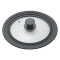 Metaltex pannendeksel 16-20 cm glas silicone zwart