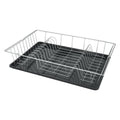 Metaltex colonia afdruiprek 48x30 cm zilver grijs
