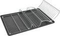 Metaltex Wingtex Abtropfgestell 51x31 cm Anthrazit-Silber 2-teilig