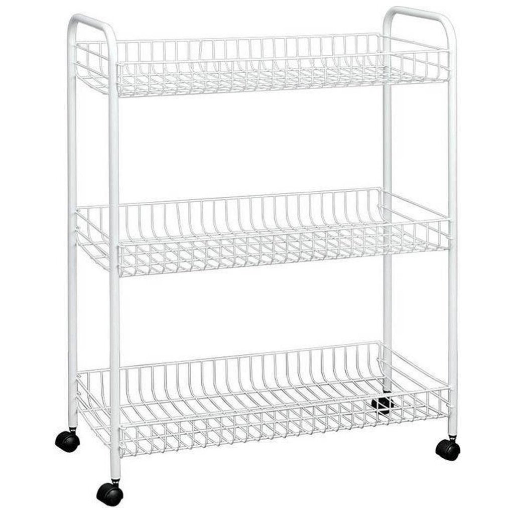 Tomado-Metaltex Grande Rollregal 64x31x84 cm silber