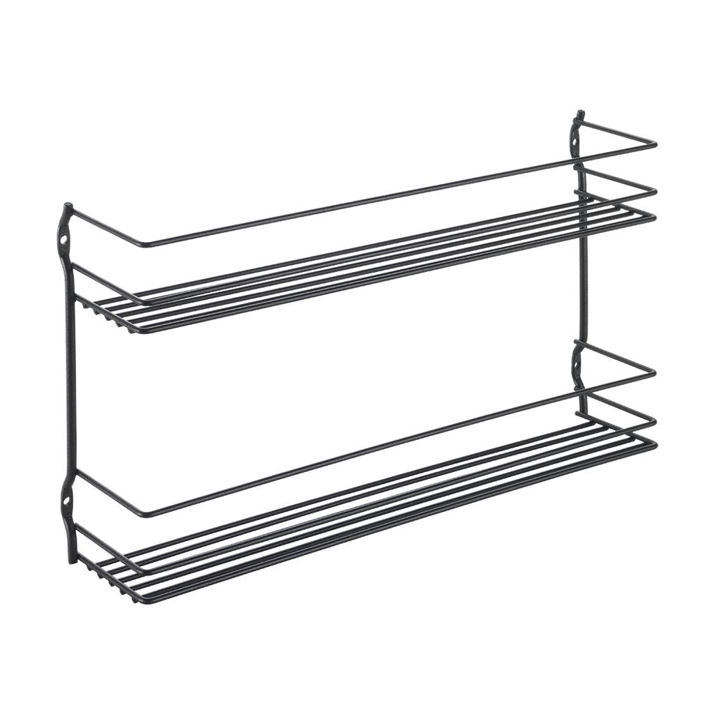 Metaltex pepito kruidenrek 2 etages 36x8x19 cm zwart