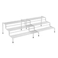 Metaltex Smart Kitchen 2-teiliges ausziehbares Gewürzregal 28 55x23x13 cm silber
