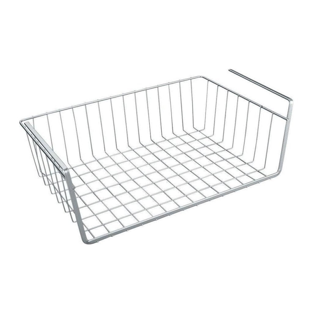 Metaltex Kanguro Aufbewahrungskorb 40x26x14 cm silber