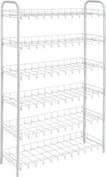 Metaltex tomado shoe 6 schoenenrek wit 64x23x104 cm 6 verdiepingen