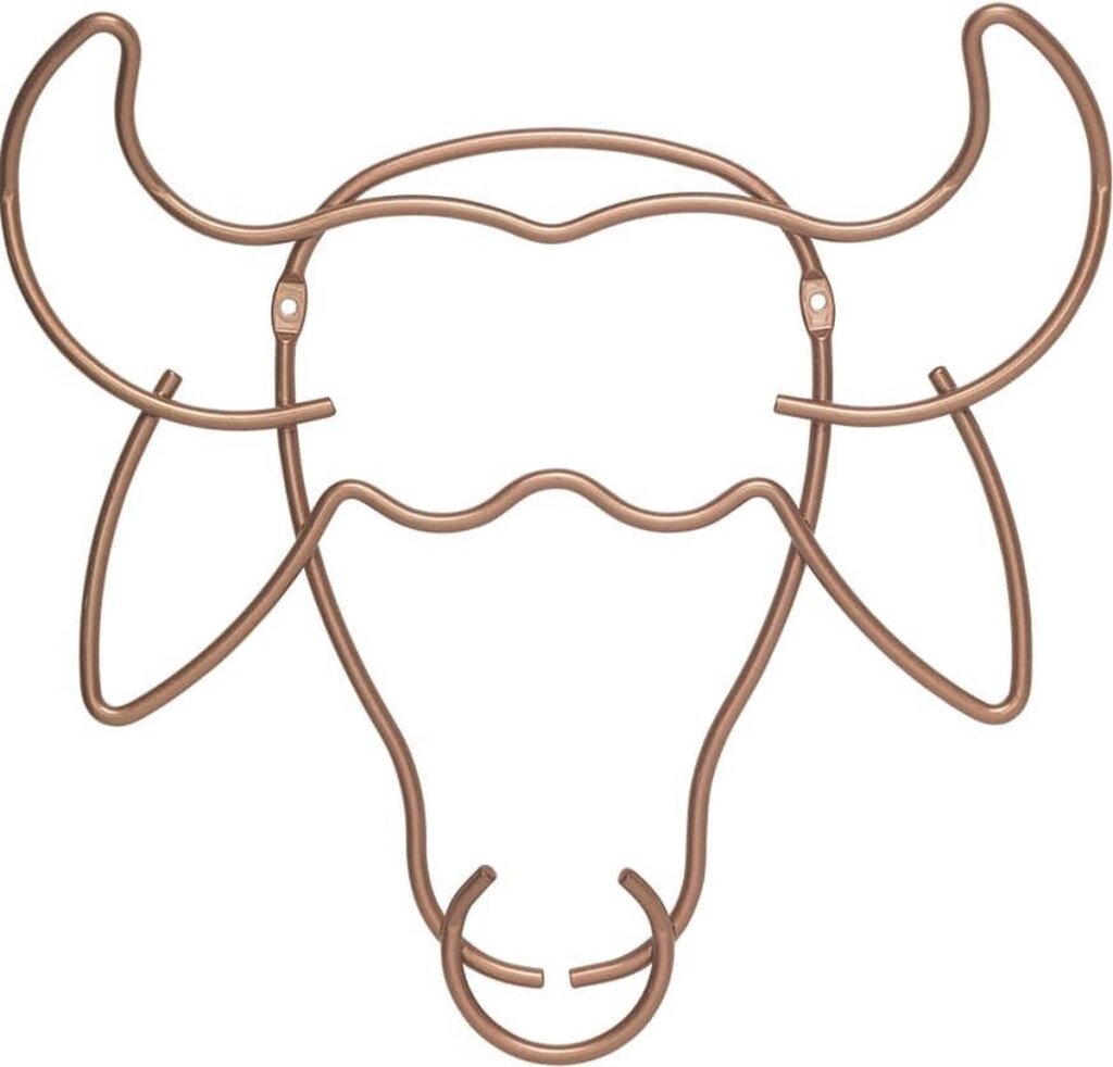 Tomado-Metaltex Garderobenständer Safari Buffalo, mehrere Mäntel, hohe Qualität, inklusive Montagematerial
