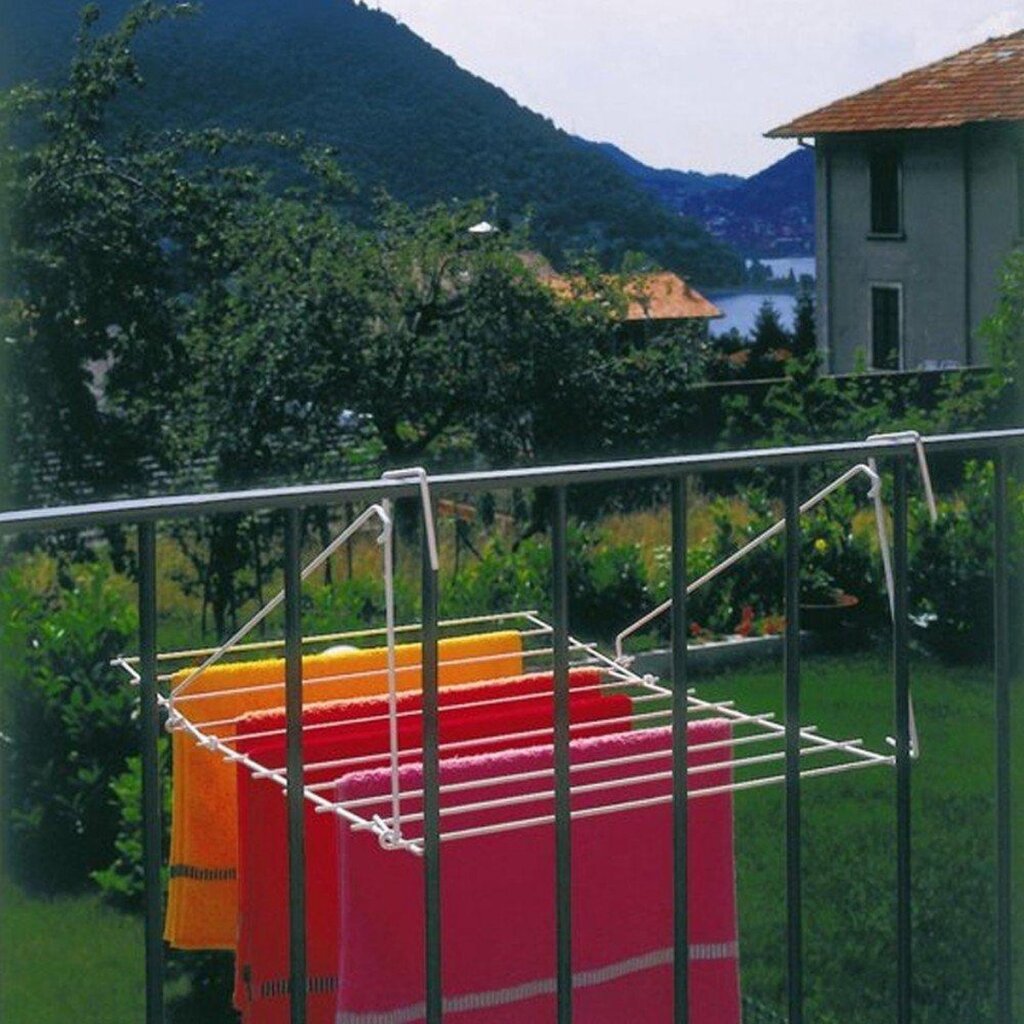 Tomado metaltex droogrek breda balkon hangdroogrek 7m wit