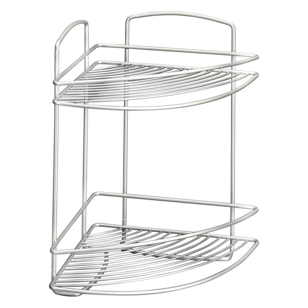 Metaltex onda hoekrek 22x22x35cm 2 laags