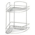 Metaltex onda hoekrek 22x22x35cm 2 laags