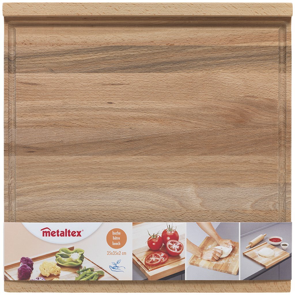 Metaltex Buchenholzplanke 35x35x2 cm