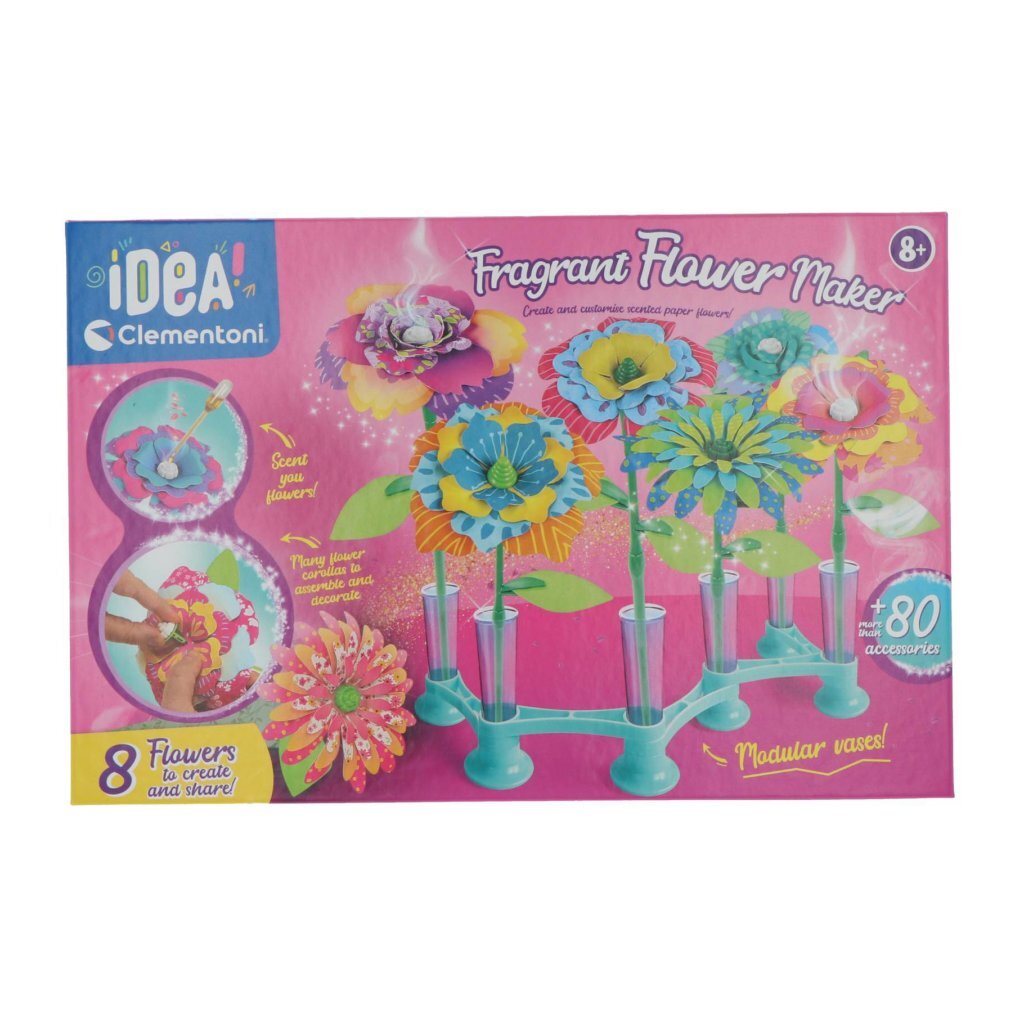 Clementoni Idea Duftblumen-Bastelset, 8 Blüten