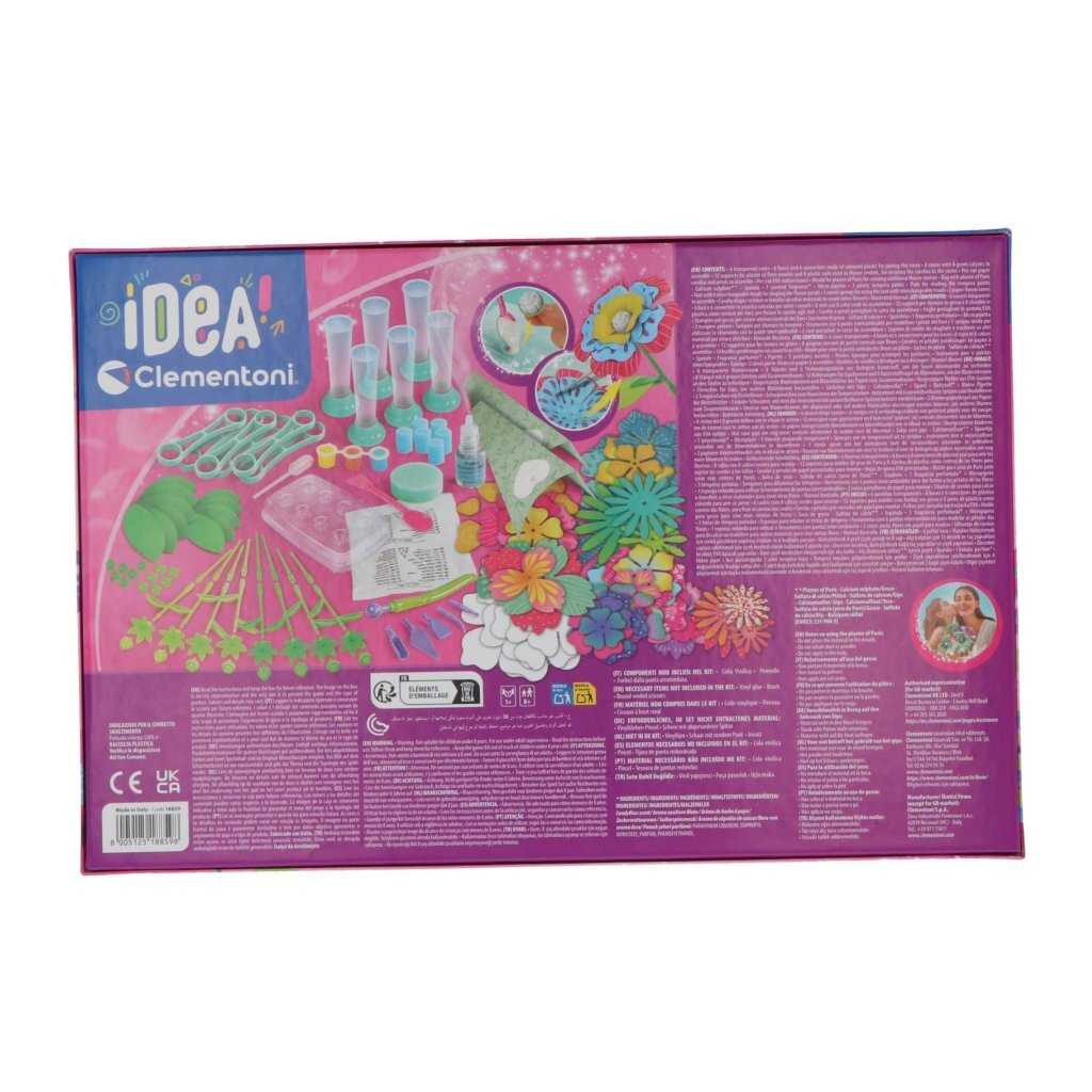 Clementoni Idea Duftblumen-Bastelset, 8 Blüten