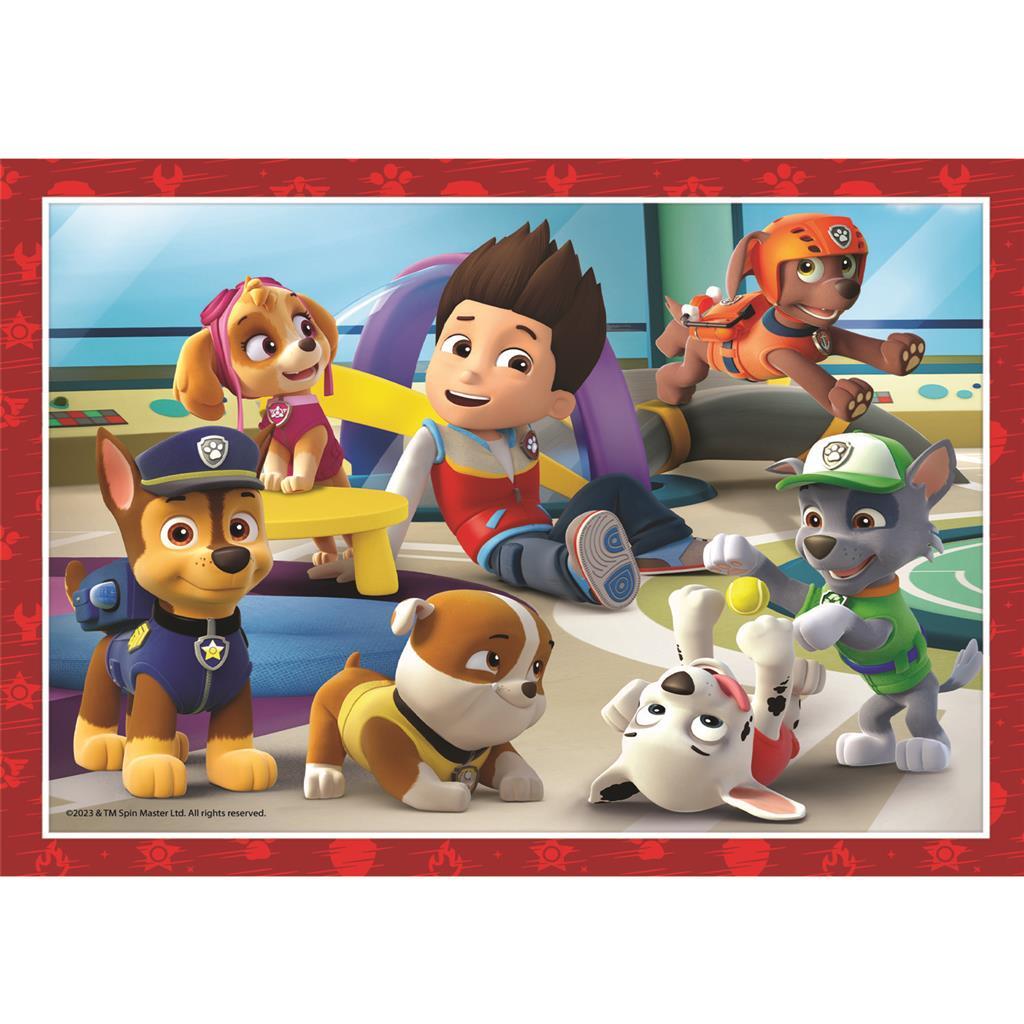 Clementoni-Puzzles Paw Patrol, 4in1