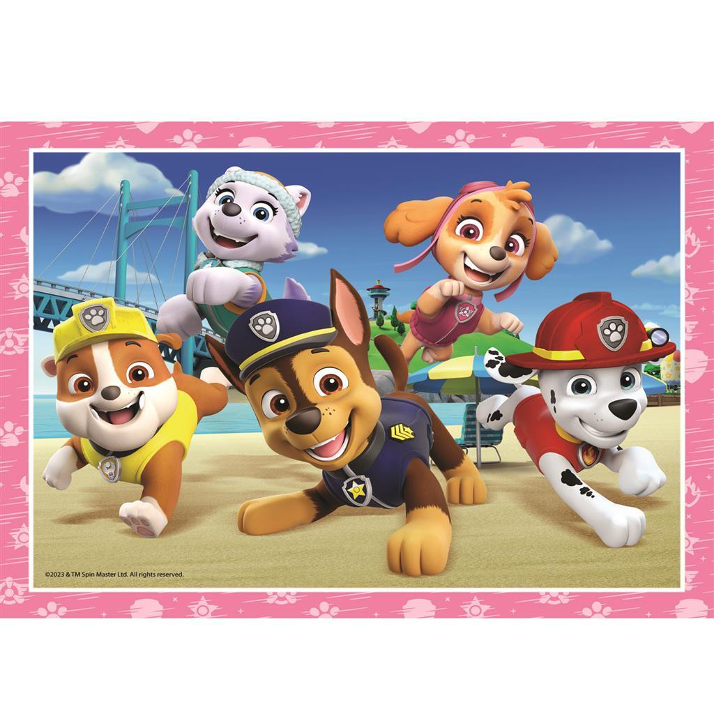 Clementoni-Puzzles Paw Patrol, 4in1