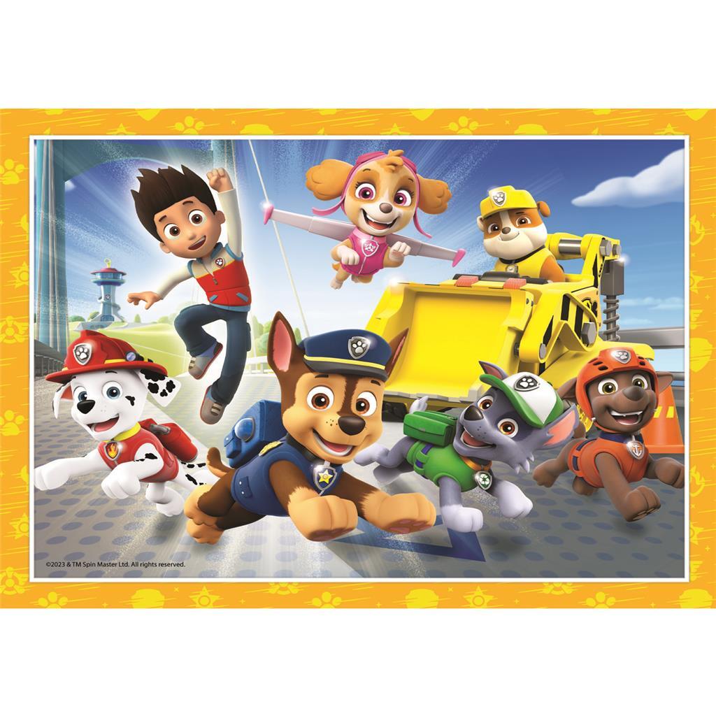 Clementoni-Puzzles Paw Patrol, 4in1