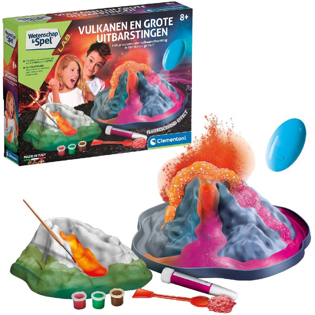 Clementoni wetenschap spel - glow in the dark vulkaan