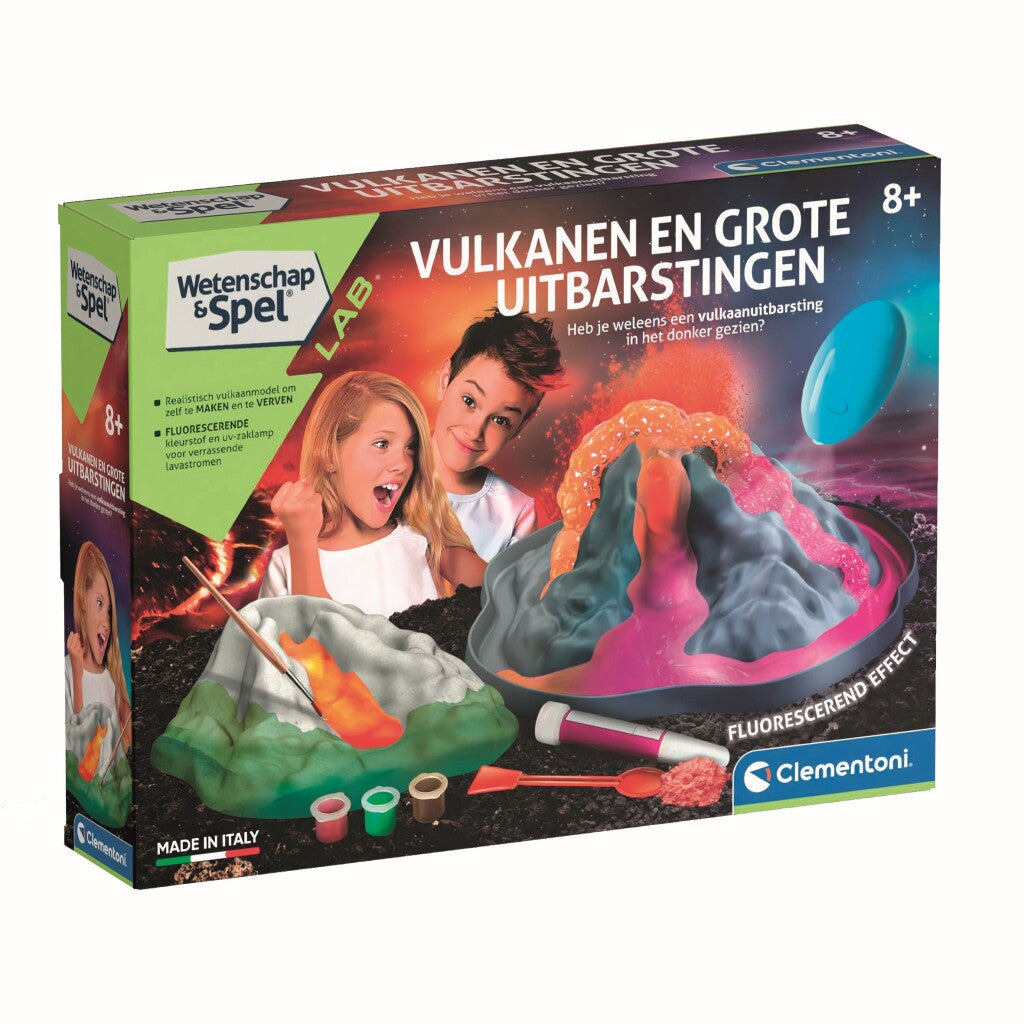 Clementoni wetenschap spel - glow in the dark vulkaan