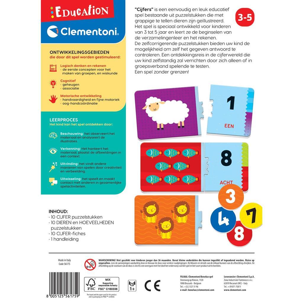 Clementoni education - cijfers