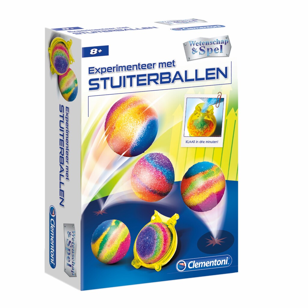 Clementoni-Wissenschaft und Spiel mit hüpfenden Bällen