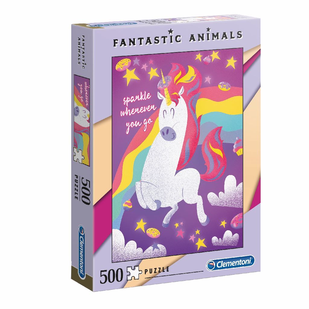 Clementoni Fantasietiere Puzzle, 500 Teile
