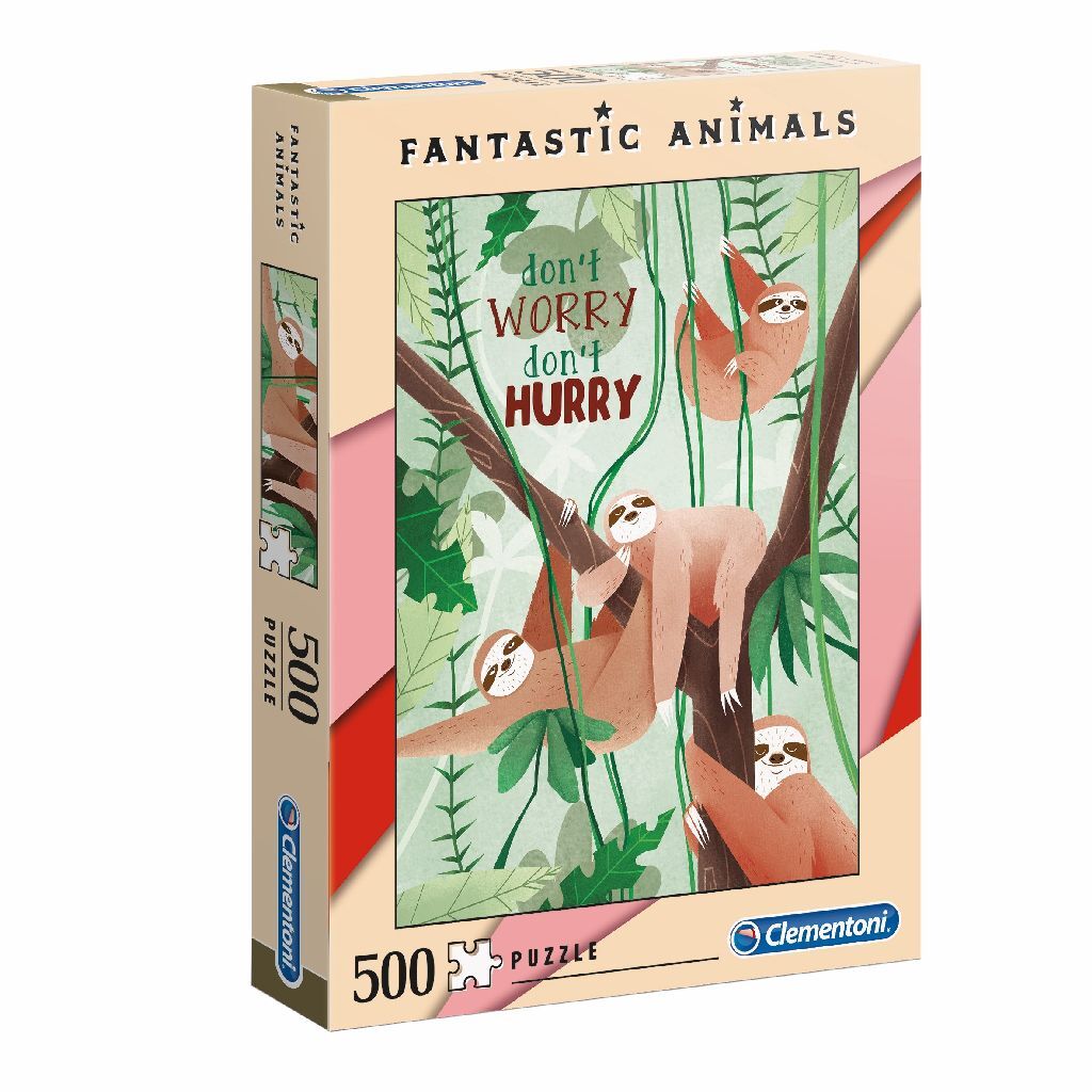 Clementoni Fantasietiere Puzzle, 500 Teile
