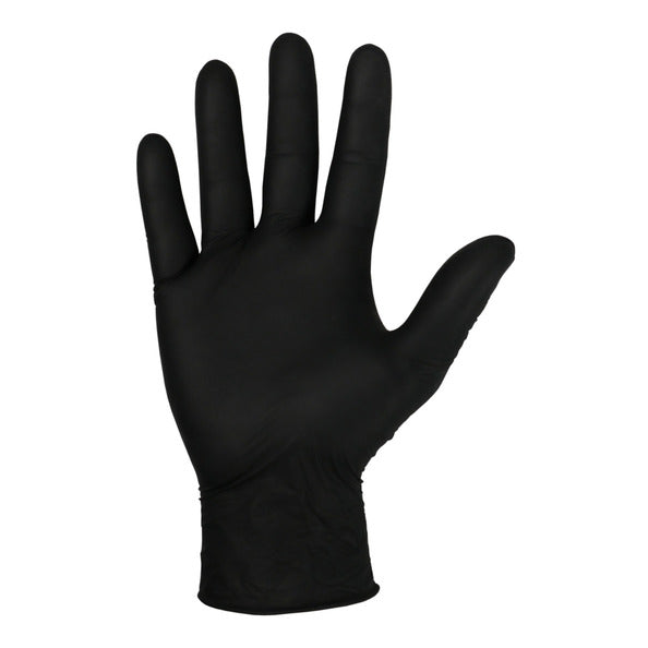 Bodyguards handschoen nitril zwart ongepoederd s (100 stuks)