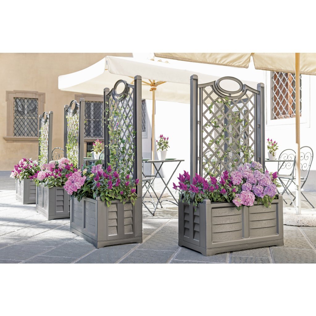 Bama fioriera separe bloemenbak 80x42,5x150 cm grau