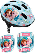 Stamp disney kinderhelm met pads frozen meisjes blauw 5-delig one size
