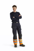 Blåkläder blaklader multinorm inherent werkbroek 1489-1513 - marineblauw oranje - c52
