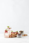 Point-virgule snijplank uit gerecycled teakhout 30x20x2cm 1 stuks