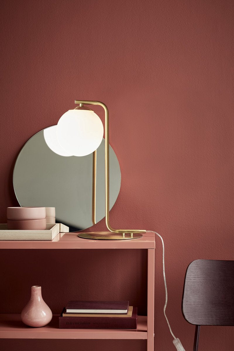 Nordlux grant-tafellamp-e14-opaal glas messing