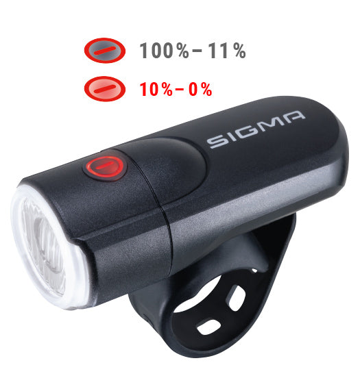 Sigma Beleuchtungsset Aura 30 Lux + Curve-Akku