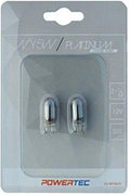 Powertec platinum wy5w t10 5w wedge 12v chrome blister