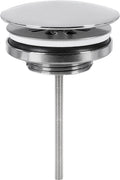 Differnz afvoerplug chroom â€“ always open â€“ ã˜ 72 mm â€“ met schroef